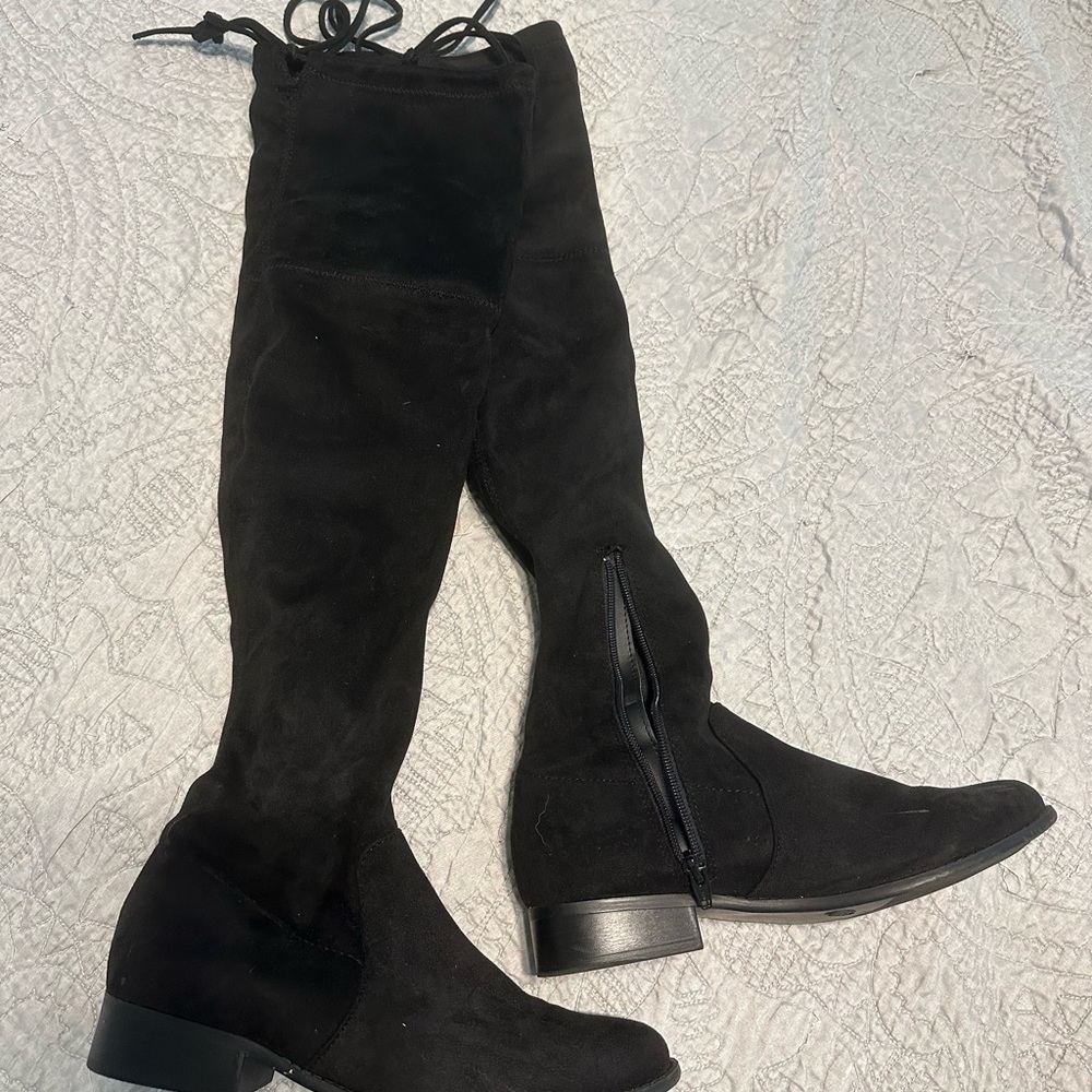 Knee High Suede Boots